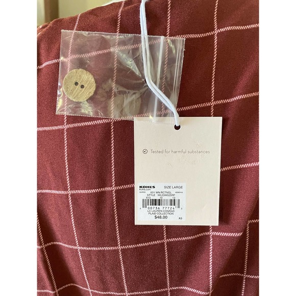 Women’s LC Lauren Conrad Cropped Ruffled Button Top - Picture 6 of 6